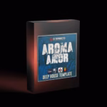 Cover image for Aroma Del Amor – Deep House template, available for Ableton Live, Logic Pro X, Cubase, and FL Studio. Features vibrant artwork evoking soulful and rhythmic house music.