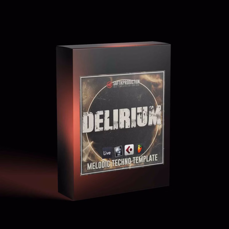 Delirium Melodic Techno Template for Ableton Live - Professional electronic music production template for melodic techno producers and artists