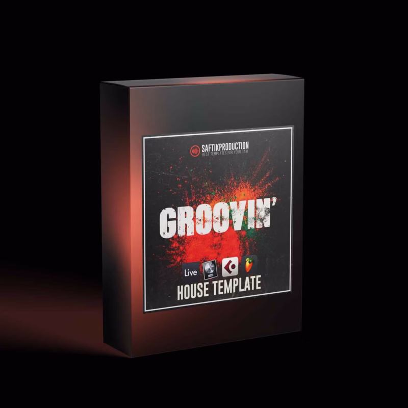 Groovin Piano House Template cover artwork for Ableton Live, Logic Pro X, Cubase and FL Studio