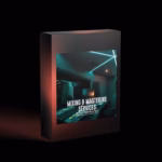 Professional audio mixing and mastering equipment setup with digital audio workstation interface, studio monitors, and sound engineering tools for music production services