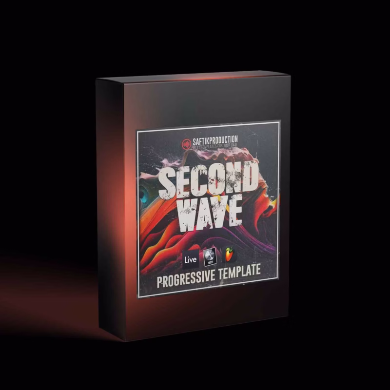 Second Wave - Progressive Template for Ableton Live, Logic Pro X, Cubase and FL Studio